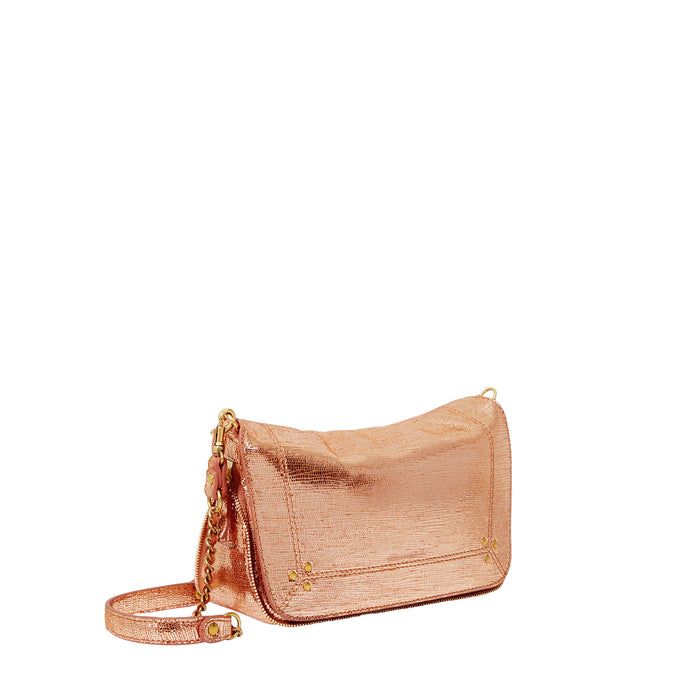 Jerome Dreyfuss Sac Bobi S Chèvre Lamé Rose Gold