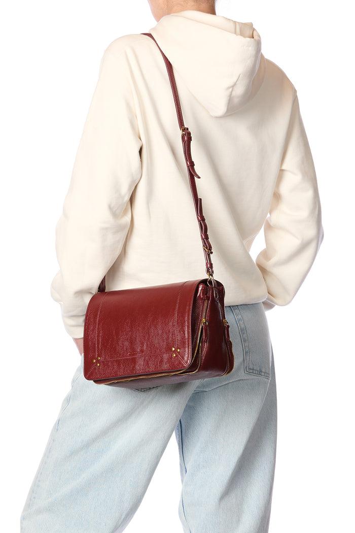 Jerome Dreyfuss Sac Igor Buffle Acajou