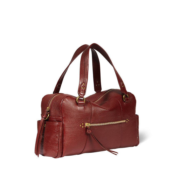 Jerome Dreyfuss Sac Lucky Bowling Buffle Acajou