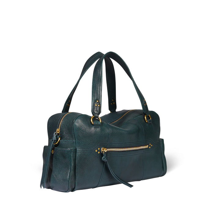 Jerome Dreyfuss Sac Lucky Bowling Chèvre Petrol