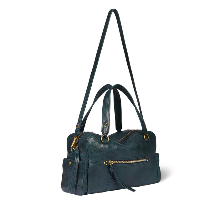 Jerome Dreyfuss Sac Lucky Bowling Chèvre Petrol