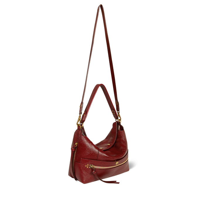 Jerome Dreyfuss Sac Lucky Hobo Buffle Acajou
