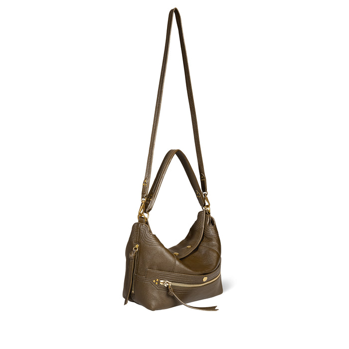 Jerome Dreyfuss Sac Lucky Hobo Buffle Kaki