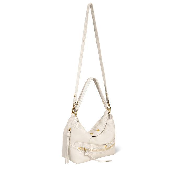 Jerome Dreyfuss Sac Lucky Hobo Chèvre Ecru Grainé