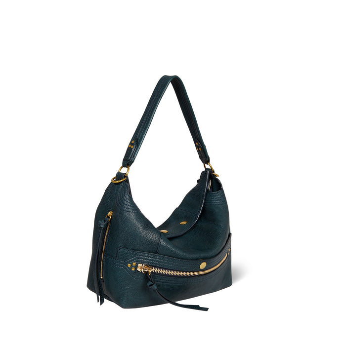 Jerome Dreyfuss Sac Lucky Hobo Chèvre Petrol