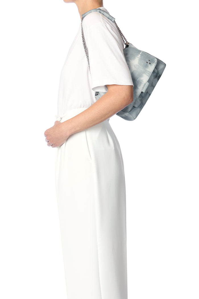 Jerome Dreyfuss Sac Lulu M Agneau Tie & Dye Gris