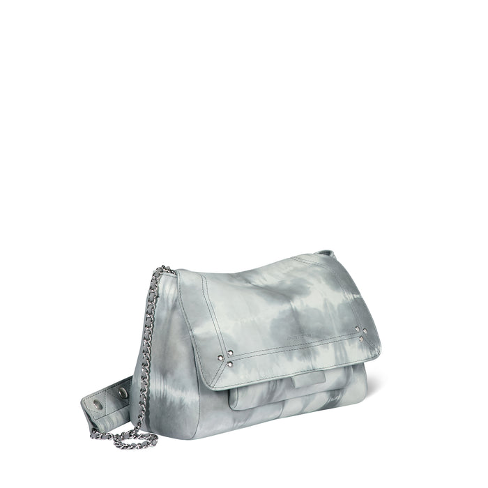 Jerome Dreyfuss Sac Lulu M Agneau Tie & Dye Gris