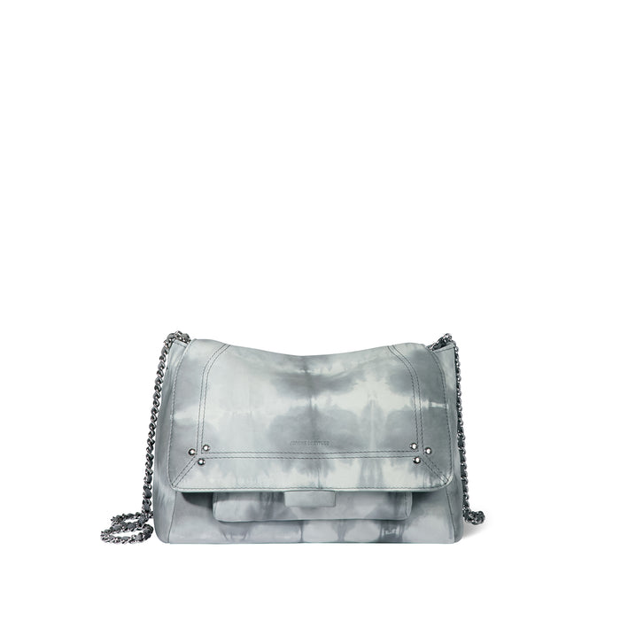 jerome dreyfuss Sac Lulu M Agneau Tie & dye gris