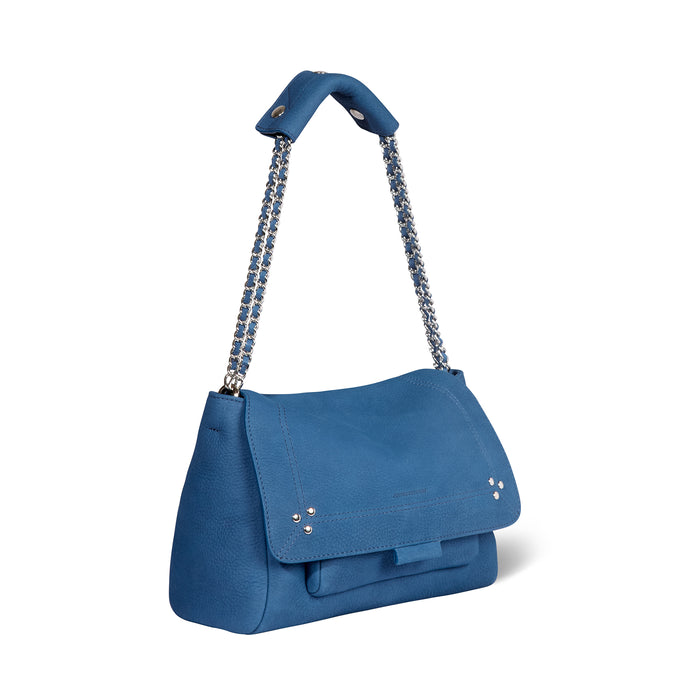 Jerome Dreyfuss Sac Lulu M Vachette Nubuck Indigo