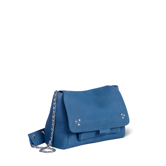 Jerome Dreyfuss Sac Lulu M Vachette Nubuck Indigo