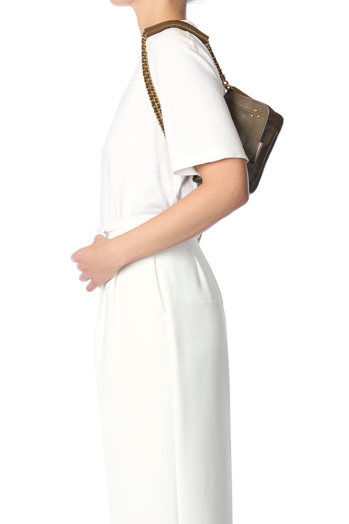 Jerome Dreyfuss Sac Lulu S Buffle Kaki