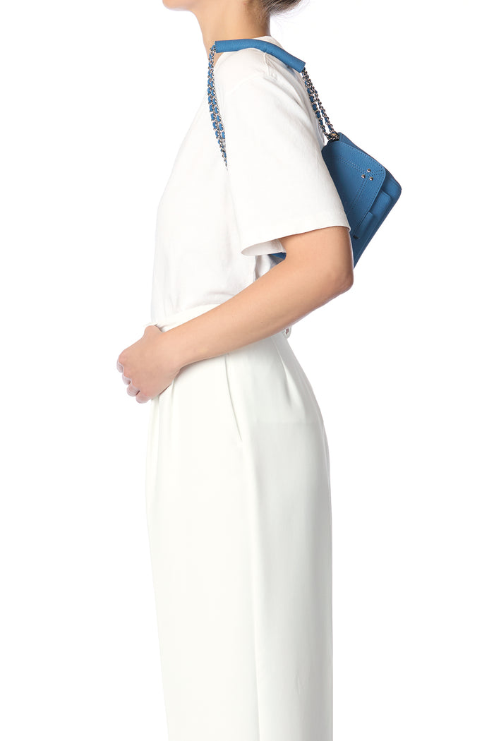 Jerome Dreyfuss Sac Lulu S Vachette Nubuck Indigo