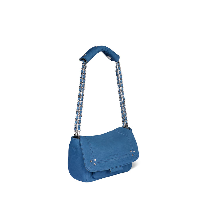 Jerome Dreyfuss Sac Lulu S Vachette Nubuck Indigo