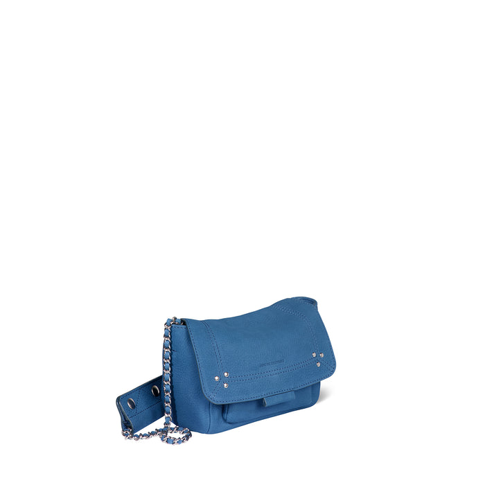 Jerome Dreyfuss Sac Lulu S Vachette Nubuck Indigo