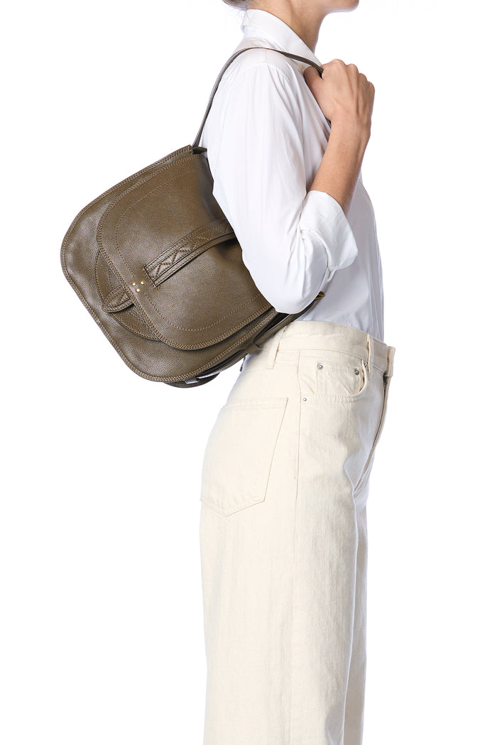 Jerome Dreyfuss Sac Mario Buffle Kaki