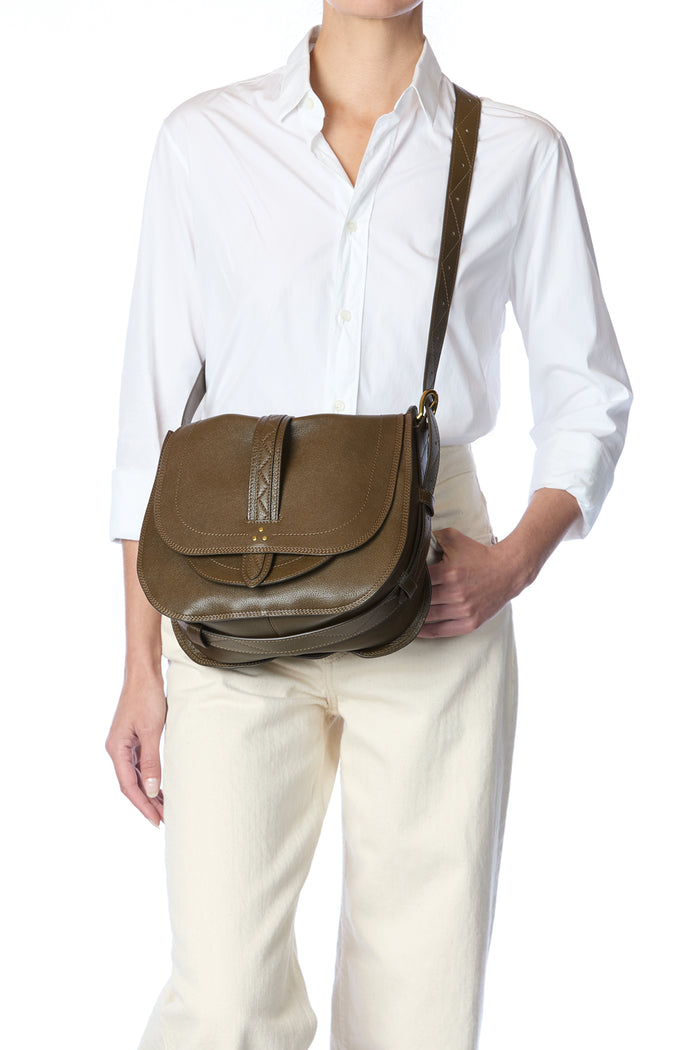 Jerome Dreyfuss Sac Mario Buffle Kaki