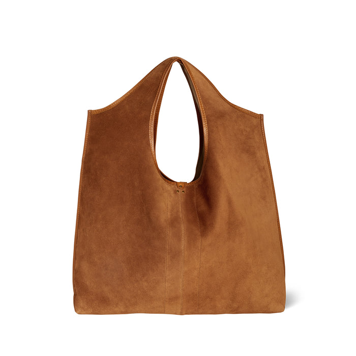 jerome dreyfuss Sac Paco Croûte Velours Caramel