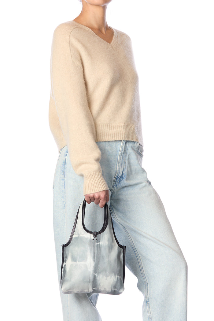 Jerome Dreyfuss Sac Paco S Agneau Tie & Dye Gris