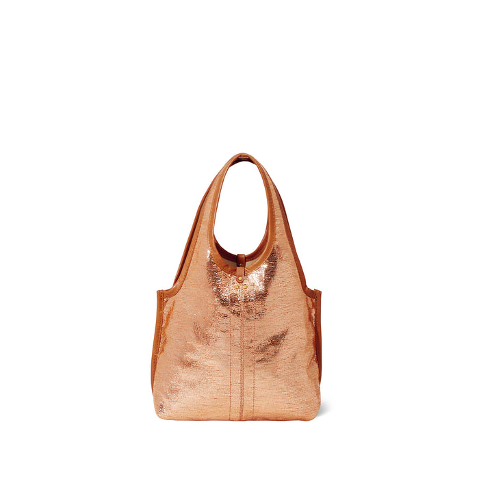 jerome dreyfuss Sac Paco S Chèvre Lamé Rose Gold