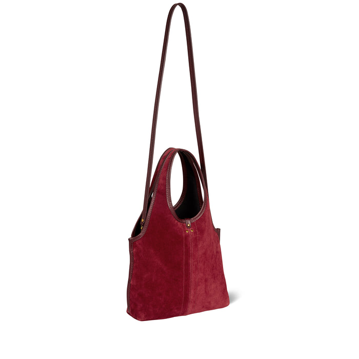 Jerome Dreyfuss Sac Paco S Croûte Velours Burgundy