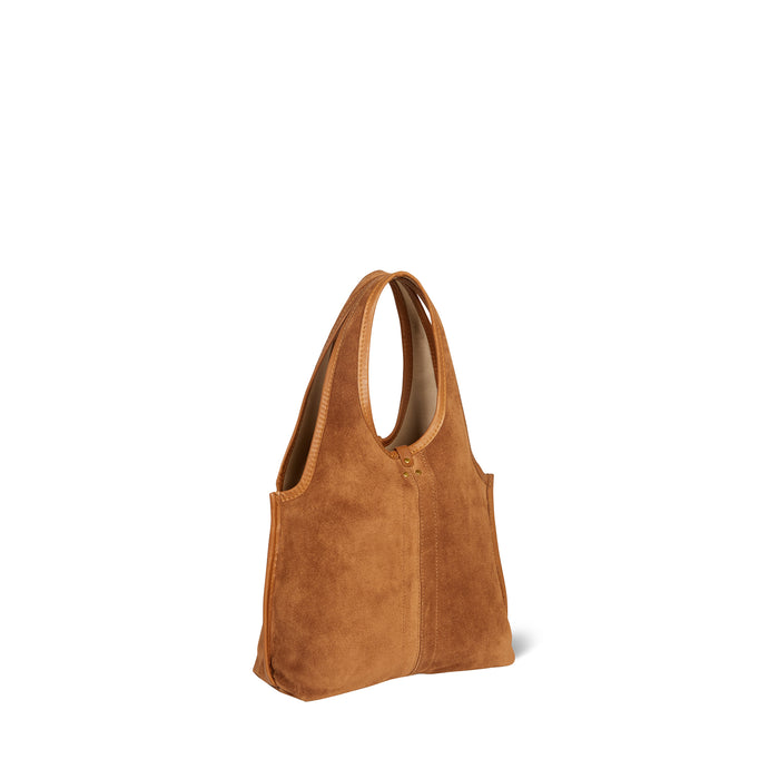 Jerome Dreyfuss Sac Paco S Croûte Velours Caramel