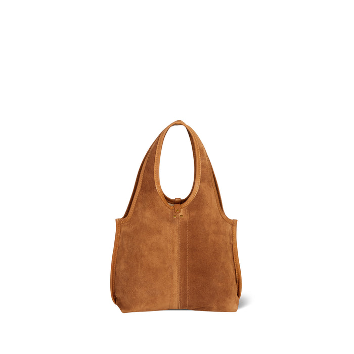 jerome dreyfuss Sac Paco S Croûte Velours Caramel
