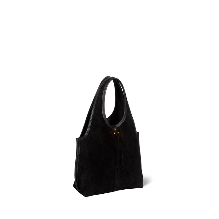 Jerome Dreyfuss Sac Paco S Croûte Velours Noir