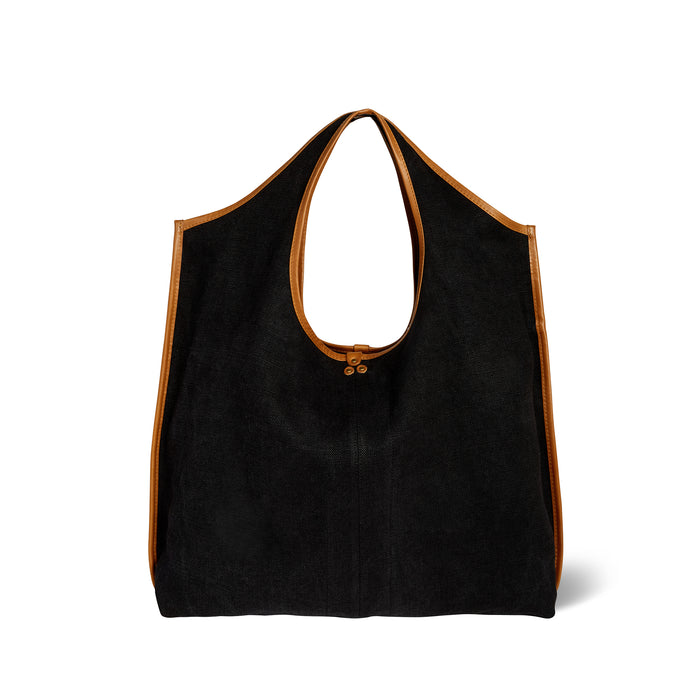 jerome dreyfuss Sac Paco Toile Lin noir