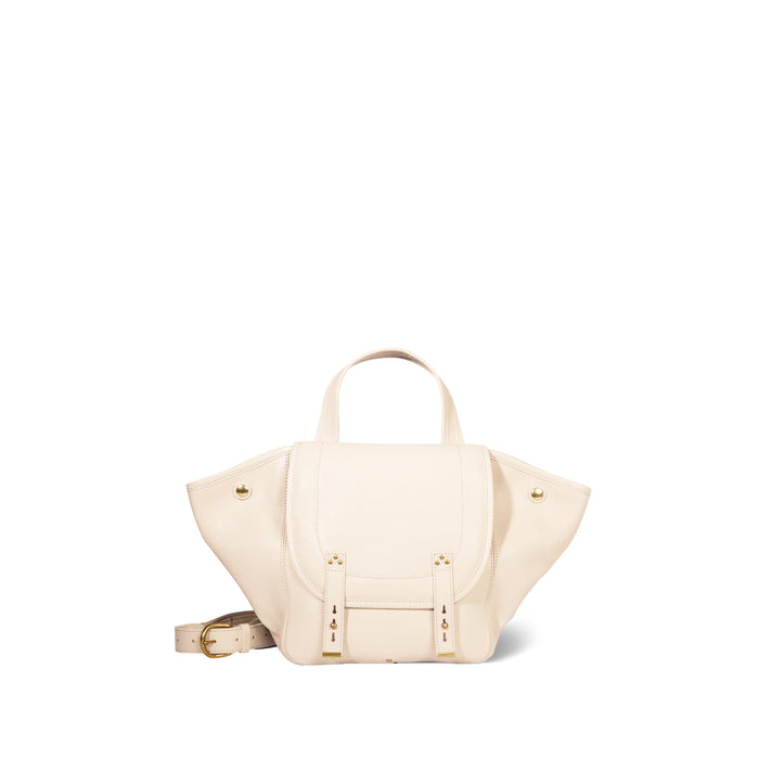 jerome dreyfuss Stan Panier M Chèvre Ecru grainé