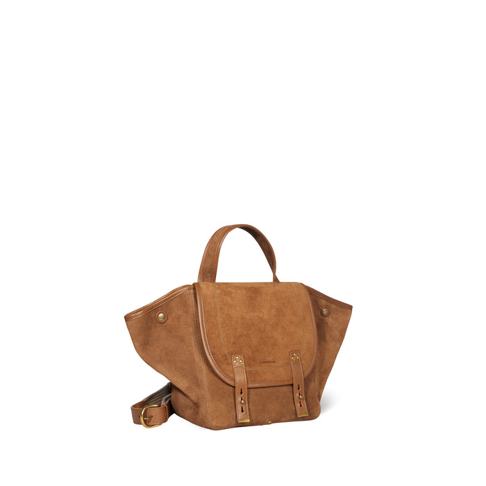 Jerome Dreyfuss Stan Panier M Croute Velours Tabac