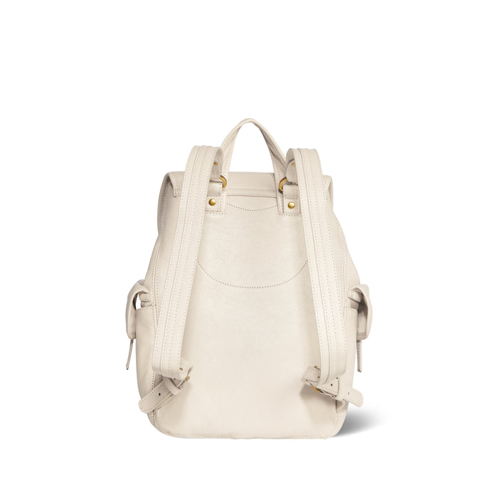 Jerome Dreyfuss Stan Sac à Dos Chèvre Ecru Grainé