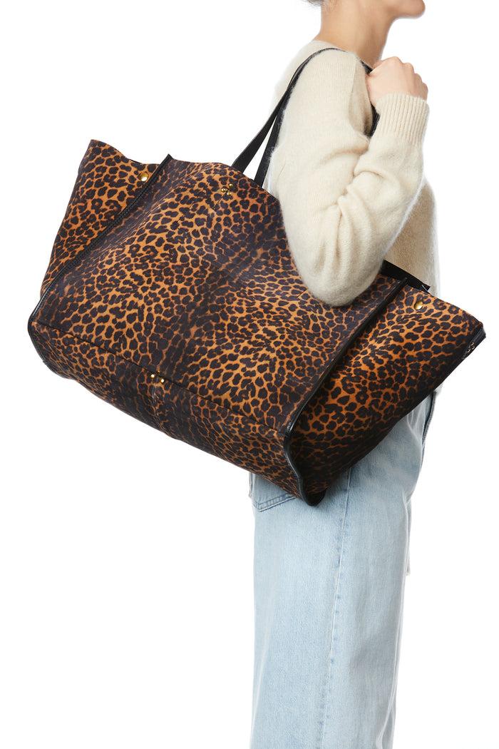 Jerome Dreyfuss Léon L Croûte Velours Léopard Chamois