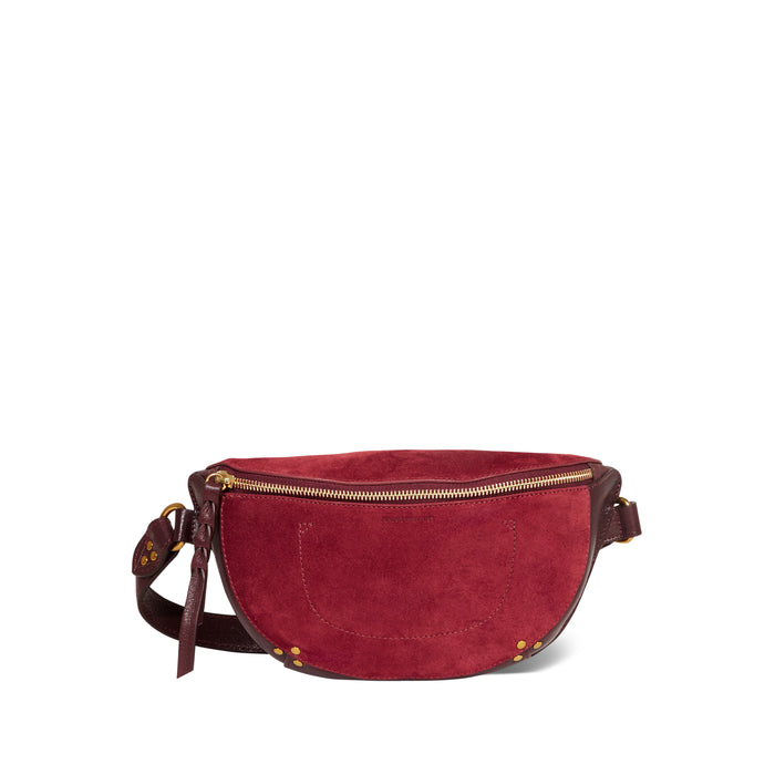jerome dreyfuss Lino banane Croute velours Burgundy