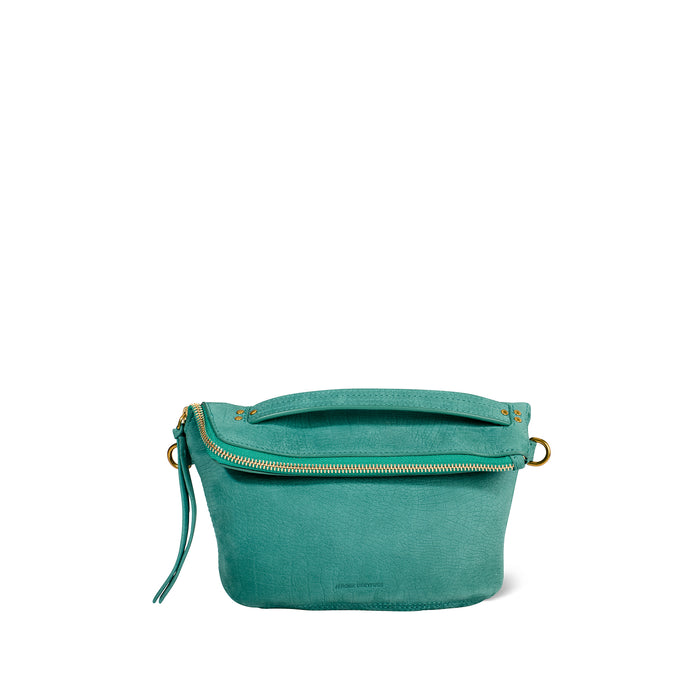 jerome dreyfuss Lucky pochette Taurillon Imprimé Croco Agave