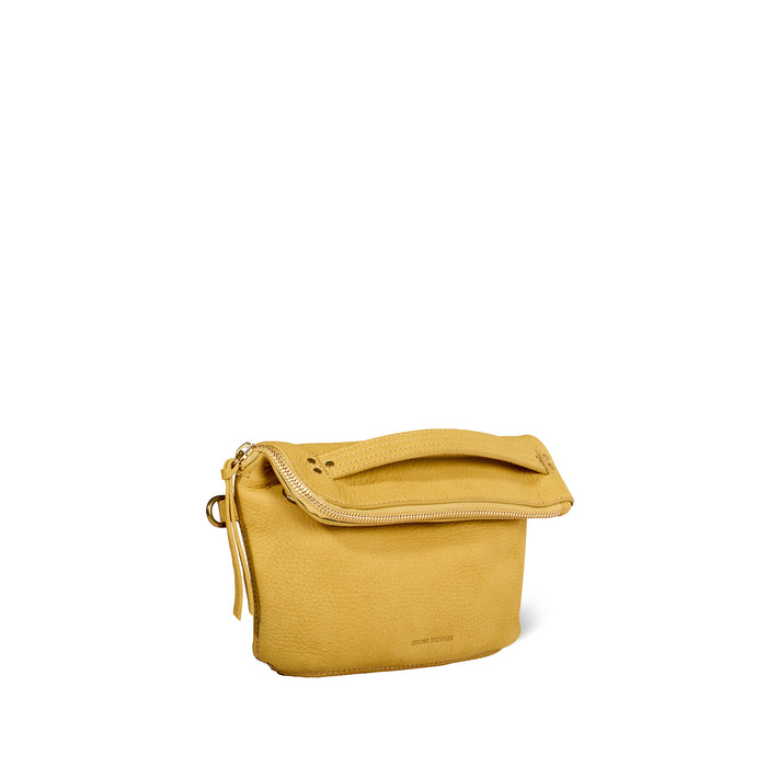 Jerome Dreyfuss Lucky Pochette Vachette Nubuck Mimosa