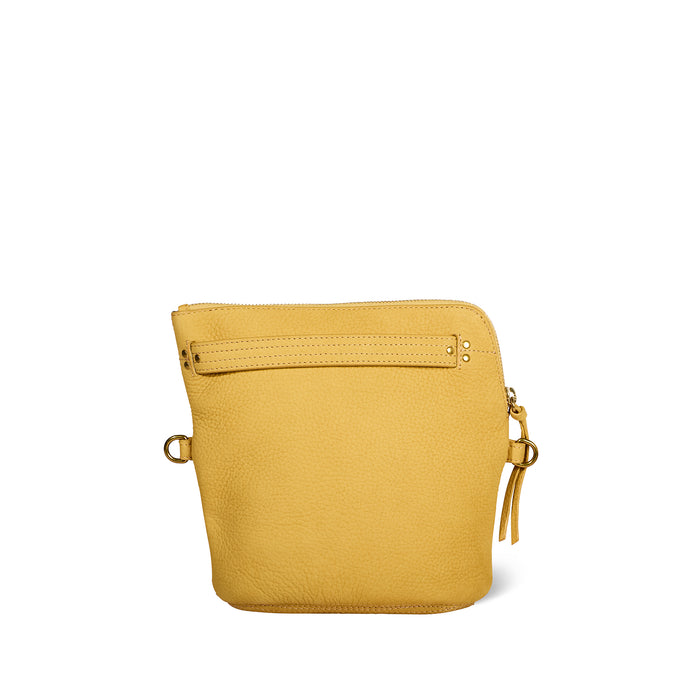 Jerome Dreyfuss Lucky Pochette Vachette Nubuck Mimosa