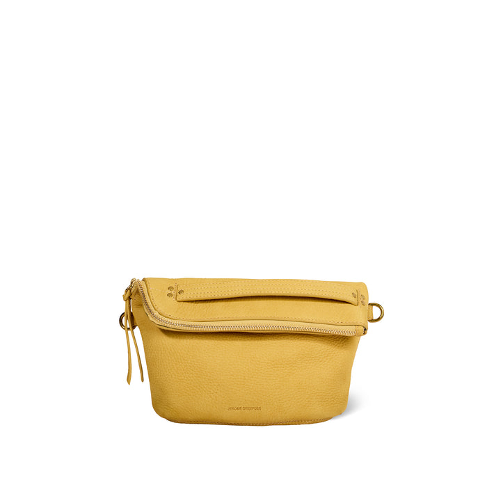 jerome dreyfuss Lucky pochette Vachette Nubuck Mimosa