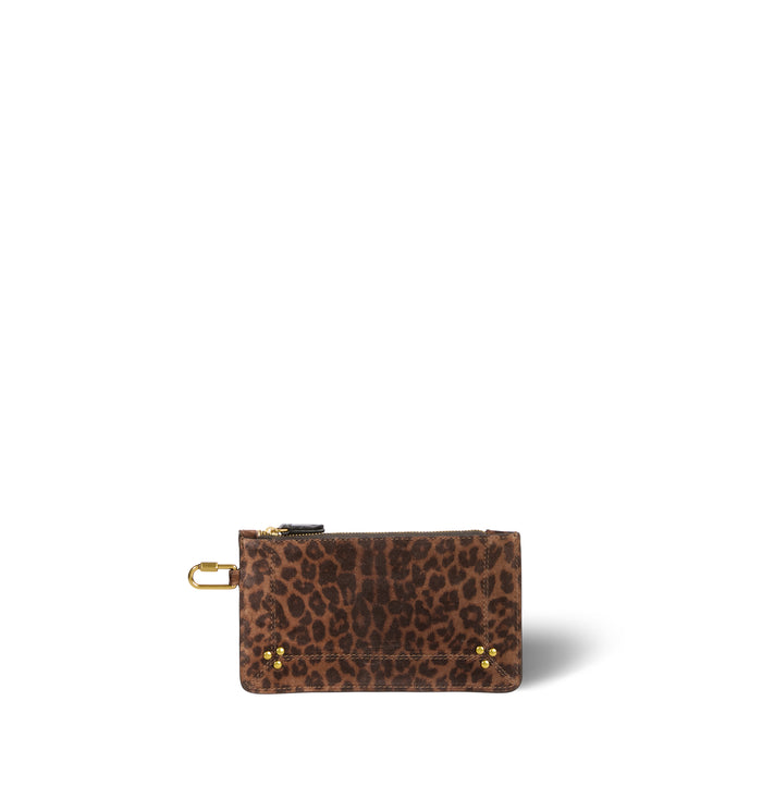 jerome dreyfuss Popoche S Croûte Velours Imprimé Léopard Naturel