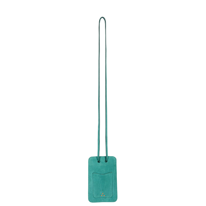 Jerome Dreyfuss Porte Mobile Taurillon Imprimé Croco Agave