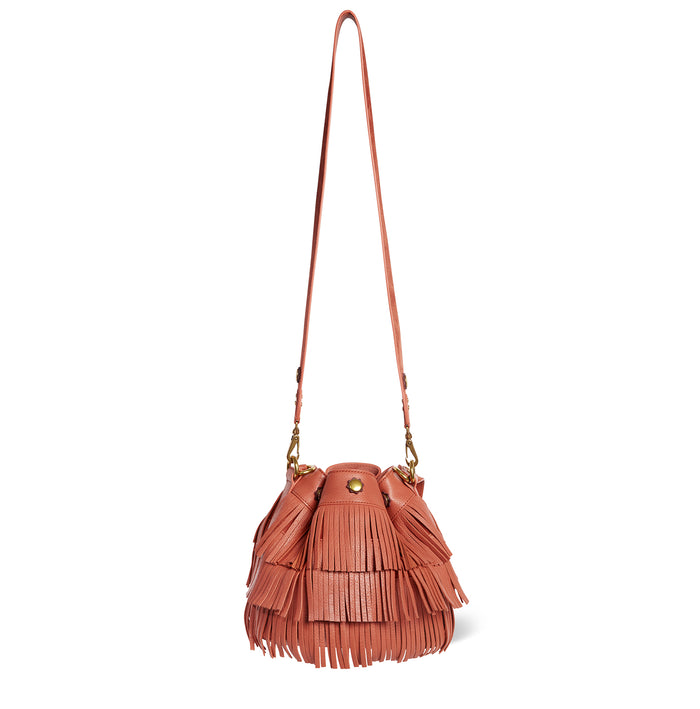 Jerome Dreyfuss Sac Ben S Croûte Velours Haenyeo Terracotta