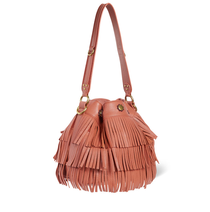 Jerome Dreyfuss Sac Ben S Croûte Velours Haenyeo Terracotta