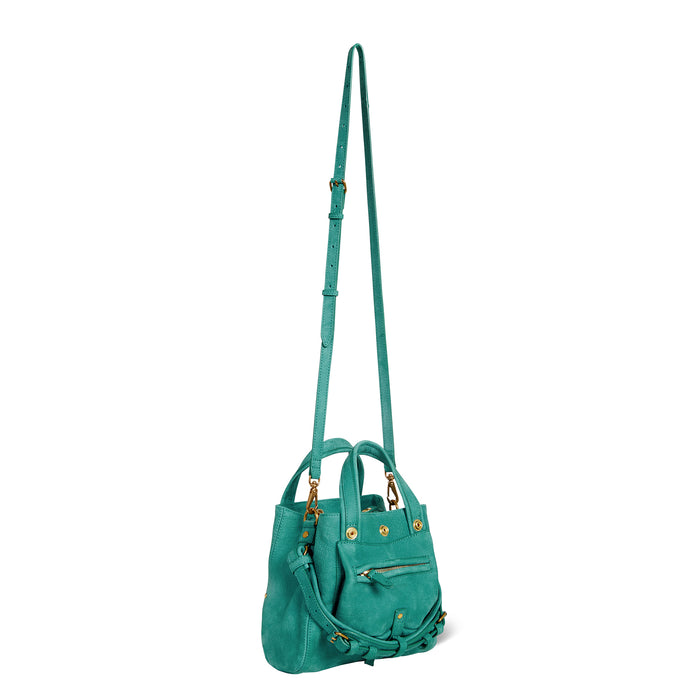 Jerome Dreyfuss Sac Billy Nano Taurillon Imprimé Croco Agave