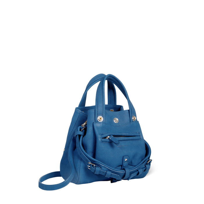 Jerome Dreyfuss Sac Billy Nano Vachette Nubuck Indigo
