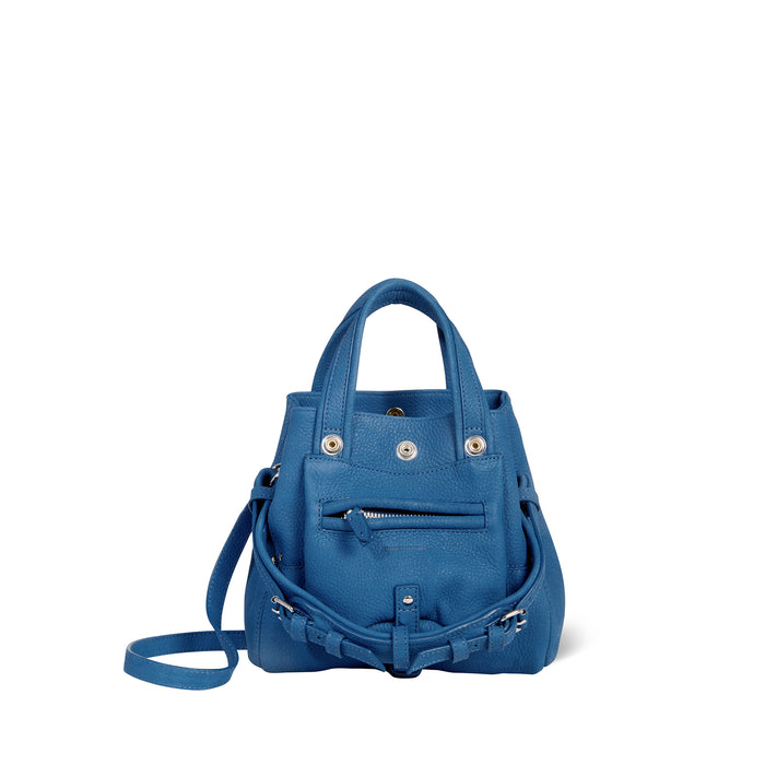 jerome dreyfuss Sac Billy Nano Vachette Nubuck indigo