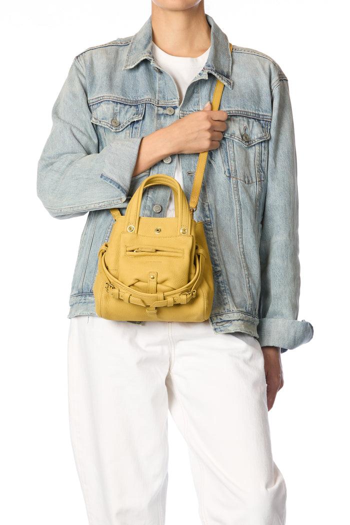 Jerome Dreyfuss Sac Billy Nano Vachette Nubuck Mimosa