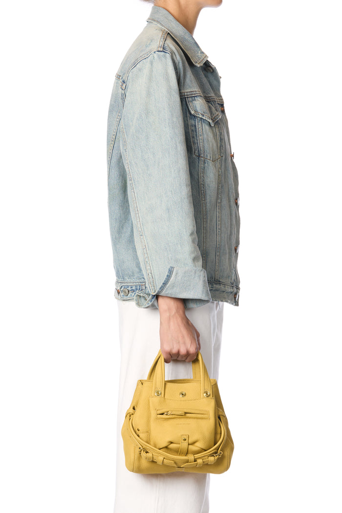 Jerome Dreyfuss Sac Billy Nano Vachette Nubuck Mimosa