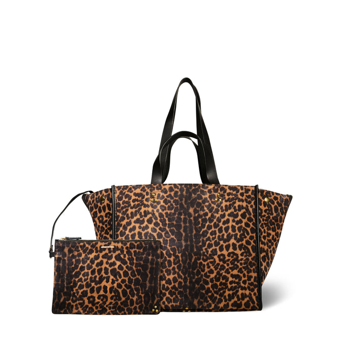 jerome dreyfuss Sac Cabas Léon M Croûte Velours Léo Chamois