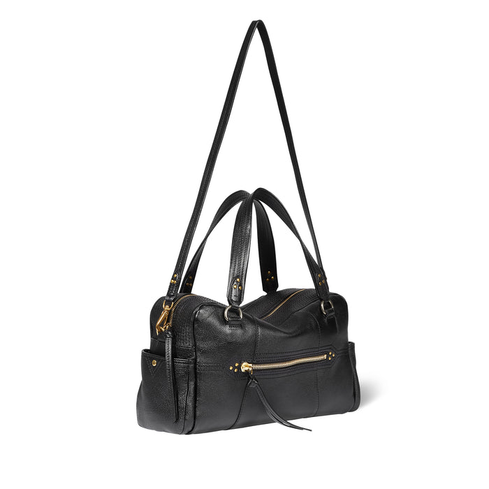 Jerome Dreyfuss Sac Lucky Bowling Buffle Noir Brass