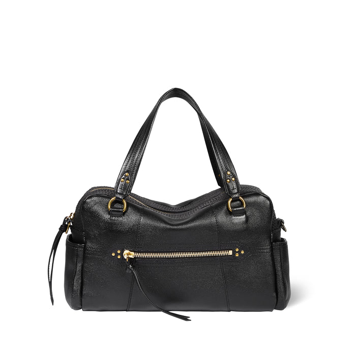 jerome dreyfuss Sac Lucky Bowling Buffle Noir Brass