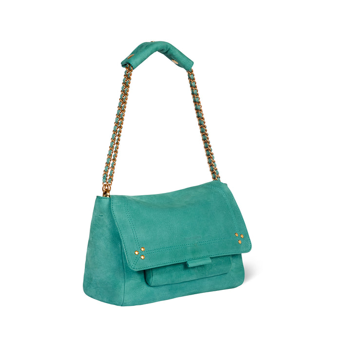 Jerome Dreyfuss Sac Lulu M Taurillon Imprimé Croco Agave